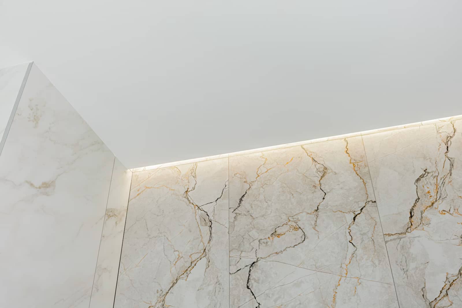 Verona marble-effect porcelain tile with soft grey veining, 600 by 600mm